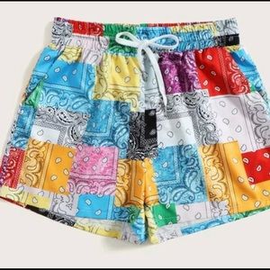 Bandana multicolored shorts